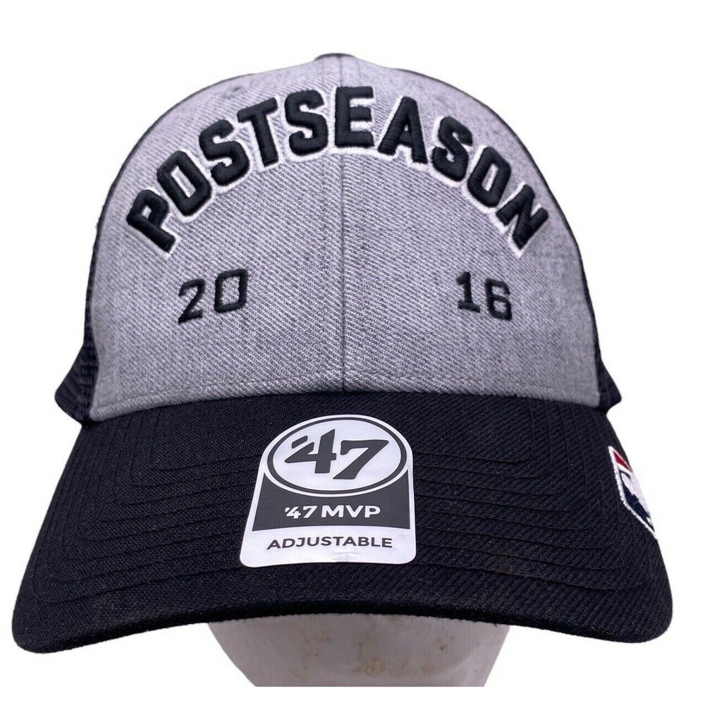 Baseball Hat 2016 Postseason Snapback  Cap '47 Forty Seven MLB Lid Black Gray